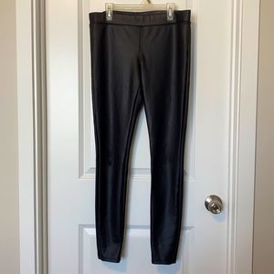 Express Faux Leather Black Leggings